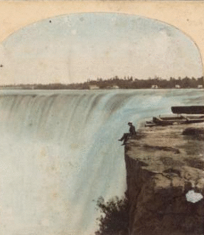 Portion of the Horse-Shoe Fall, Niagara. [1858?-1859?]