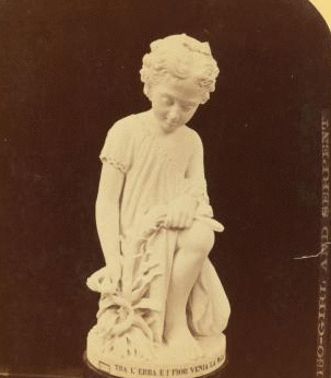 [Sculpture] "Girl and serpent." 1876