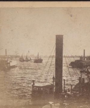 New York Harbor. 1858?-1910? [ca. 1860]