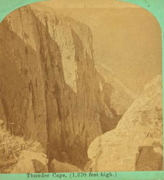 Thunder cape, (1,370 feet high). 1870?-1879?