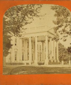 White House, North Front. 1860?-1910?