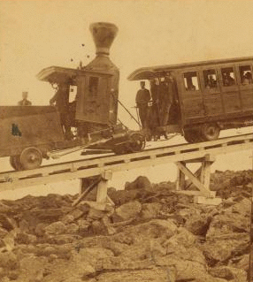 Engine, Mount Washington Railway. 1860?-1903?
