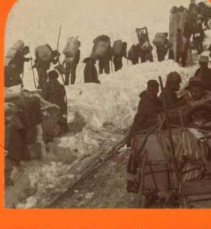 Frost work on Railway, Mt. Washington. 1864?-1892?