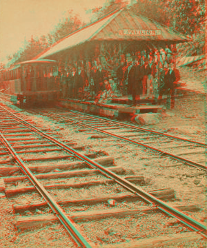 Mountain top station, Mt. Pisgah. 1870?-1885?