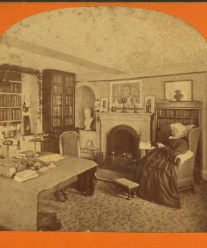 Mother of Mrs. L. M. Alcott at home, Concord, Mass. 1859?-1900?