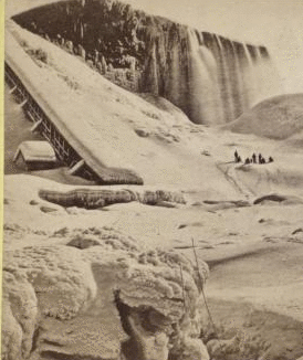 Ice mountain and American Falls. [1860?-1885?]