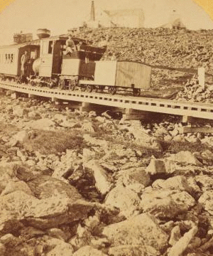 Summit of Mt. Washington and Railway. 1864?-1892?