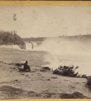 Niagara Falls from American side. 1870?-1902