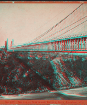 Niagara - Suspension Bridge, from American side. [1863?-1880?]