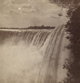 Horse Shoe Falls, moonlight, Niagara. [1869?-1880?]