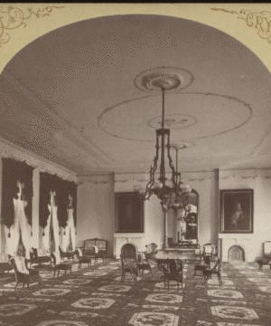 Fort William Henry Hotel parlor. [1870?-1885?]