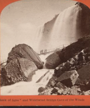 "Rock of Ages" and Whirlwind Bridge Cave of the Winds. 1869?-1880?