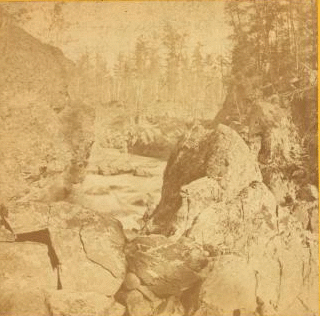 View in the dalles of the St. Louis river. 1870?-1879?
