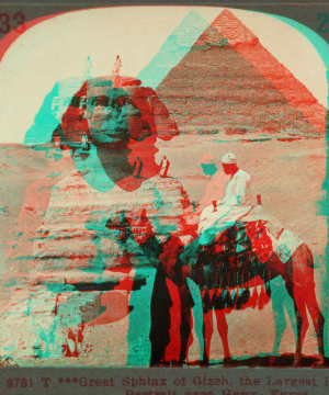 Great Sphinx of Gizeh, the Largest Royal Potrait ever Hewn, Egypt. [ca. 1900]