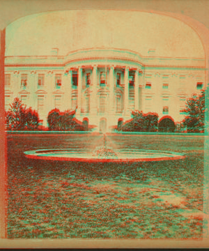 [View of the White House.] 1860?-1910?