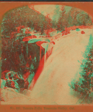 Tenaya Falls, Yosemite Valley, Cal. 1870?-1883?