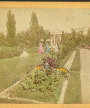 Front of Parterre. 1870?-1900? 1866-1874