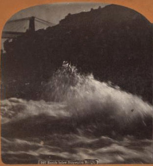 Rapids below Suspension Bridge. 1860?-1895?
