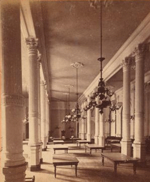 New Masonic Temple, Philadelphia. Banqueting room. 1860?-1895?