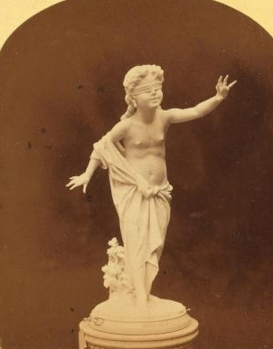 [Sculpture] "Blind man's buff." 1876