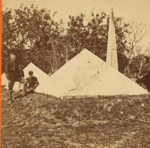 Pyramids of Major Dade and 107 of his Men, who were massacred at Fort Dade, Florida, by Osceola and his Band. 1865?-1905? [ca. 1885]