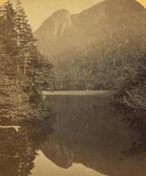 Profile Lake & Eagle Cliff, Franconia Notch. [1876-1889] 1858?-1890?