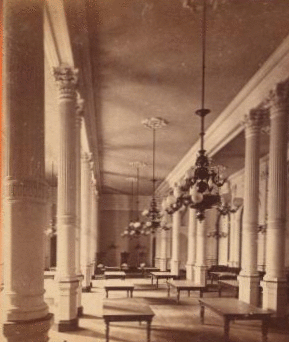 New Masonic Temple, Philadelphia. Banqueting room. 1860?-1895?