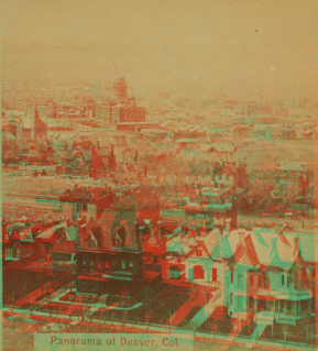 Panorama of Denver, Colorado. 1865?-1900?