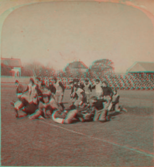 Making a Touchdown -- Princeton Football Team, Champions of '93. 1870?-1905? 1893