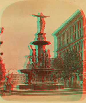 Cincinnati fountain, Cincinnati, Ohio. 1865?-1895?