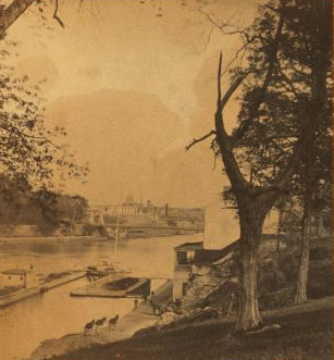Wire bridge, Fairmount. 1860?-1910?