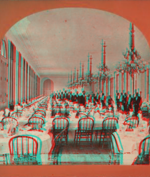 United States Hotel Dining Room, Saratoga, N.Y. [1869?-1880?]