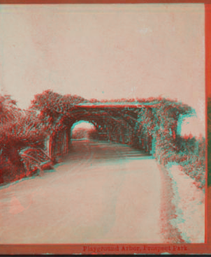 Playground Arbor, Prospect Park. [1870?-1890?]