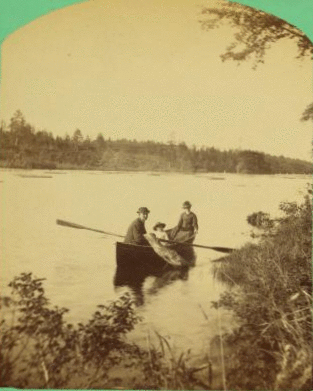 View of Mississippi at Brainerd, Minn. 1869?-1910?