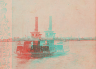 North River Ferry Boat, N.Y. [ca. 1870] 1858?-1910?