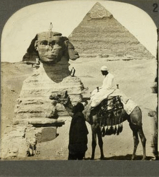 Great Sphinx of Gizeh, the Largest Royal Potrait ever Hewn, Egypt. [ca. 1900]