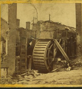 Ruins of carbine factory and paper mill, 8th St., Richmond, 6 April, 1865. 1862-1865