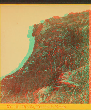 Profile, Franconia Notch. 1865?-1890?