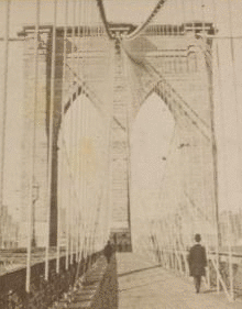 Promenade, Brooklyn Bridge, N.Y. [1867?-1910?]