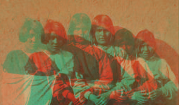 Pueblo Indian girls. 1870?-1908