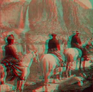 Yosemite Falls, from the Glacier Point Trail, Yosemite Valley, Cal. 1893-1904