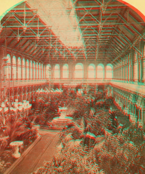 Horti[cultural] Hall, from E. gallery. 1876