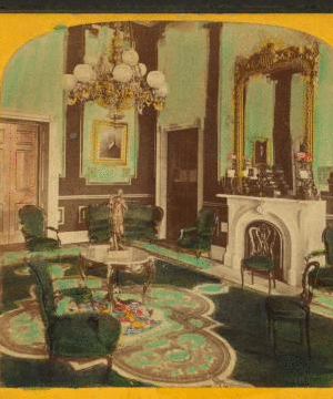 Green room in the White House, Washington, D.C. 1870-1899 1870?-1899?