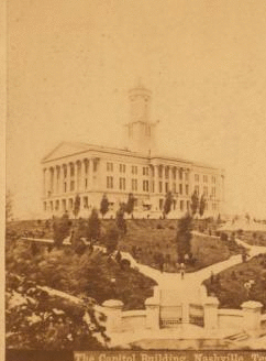 The Capitol Building, Nashville, Tenn. [ca. 1885] 1870?-1897?