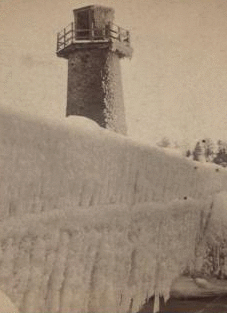 Terrapin Tower & bridge, winter. 1869?-1880?