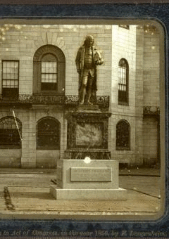 Statue of Benj. Franklin. Boston, Mass. 1856 1854-[1865?]