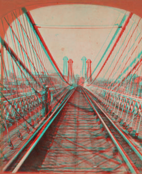 [New Suspension Bridge.] [1860?-1875?]