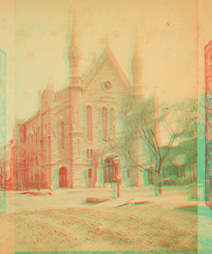 Wabash Avenue, Church, Chicago. 1865?-1895?