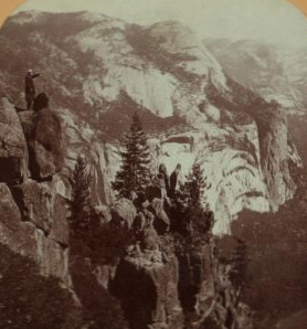 Overlooking the nature's grandest scenery, Yosemite Valley, Cal. U.S.A. 1897-1905?