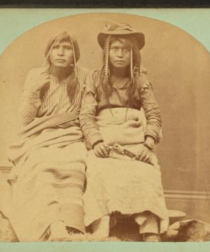 Group of Pahute Indians. 1865?-1885?